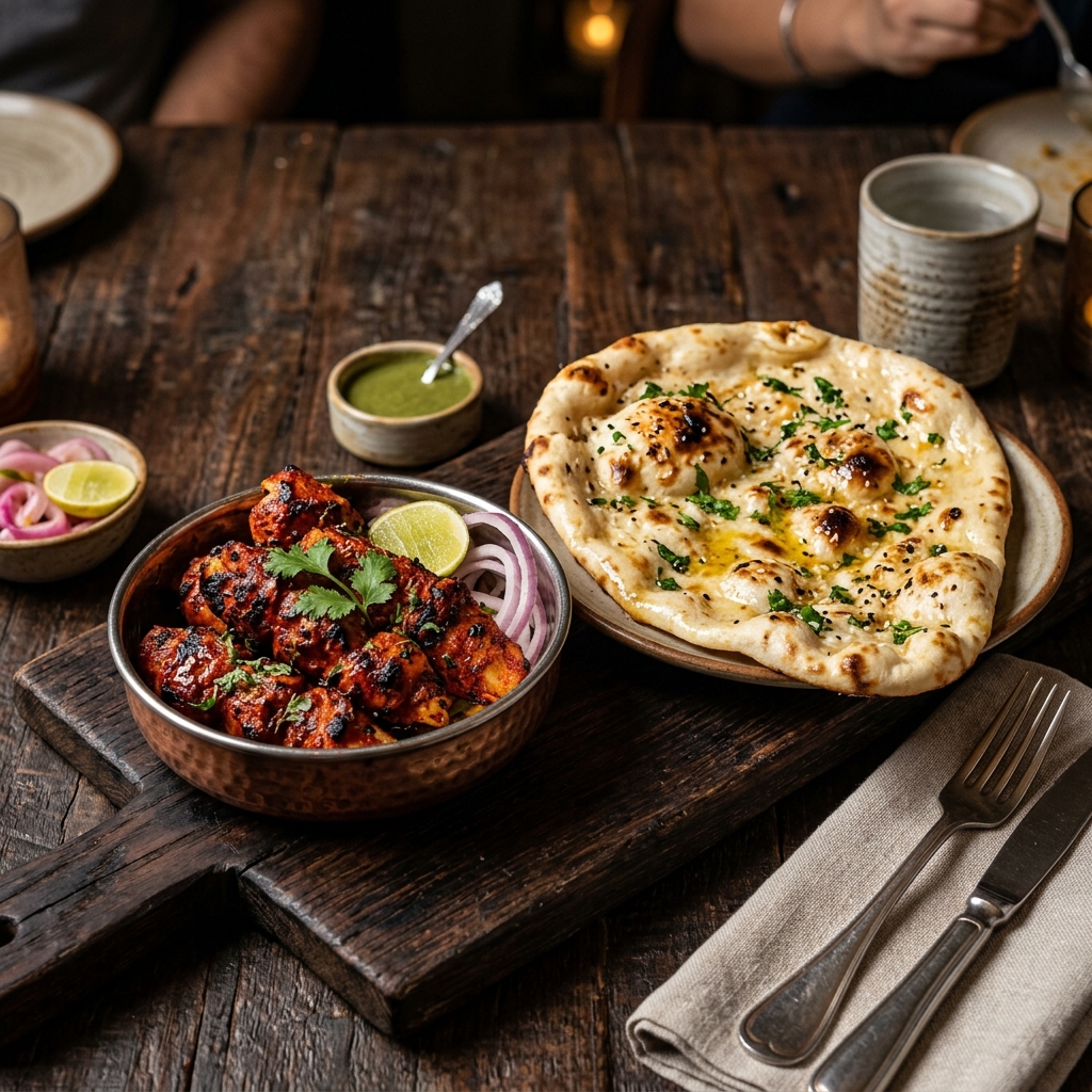 Any Soya Chaap + 1 Butter Naan
