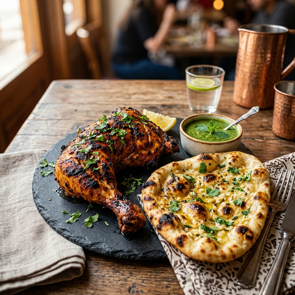 Any Tandoor Item + Garlic Naan